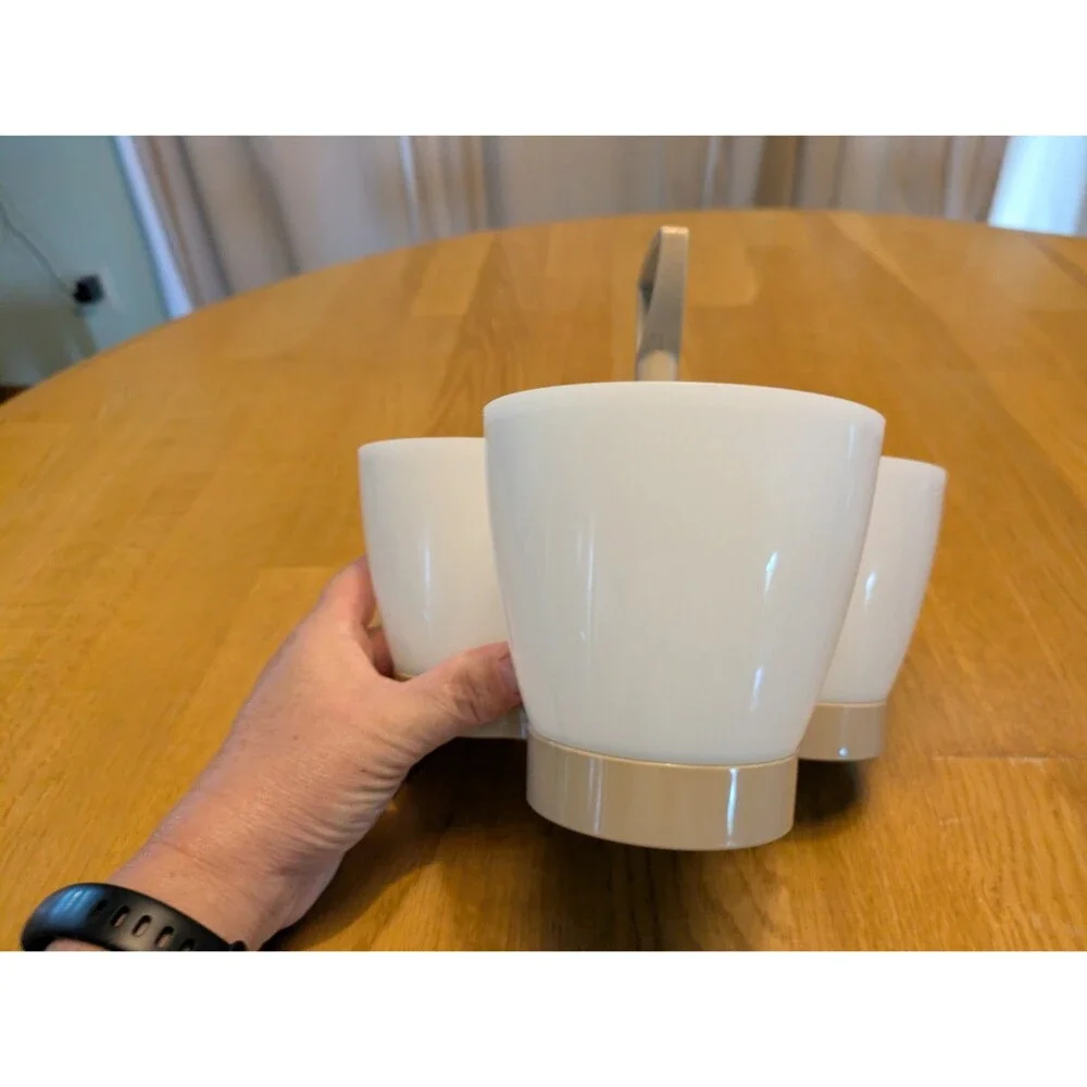 Vintage 70s Tupperware Condiment Caddy Set No Lids Or Spoon Great Condition!